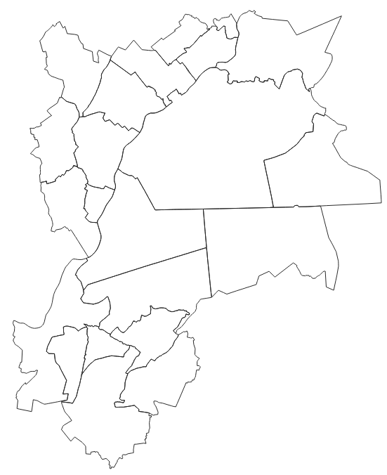 Limite communale de l'Agglomération de la Région de Compiègne