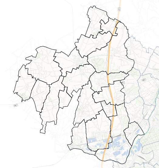 Limite communale de la Communauté de Commune de la Plaine d'Estrées