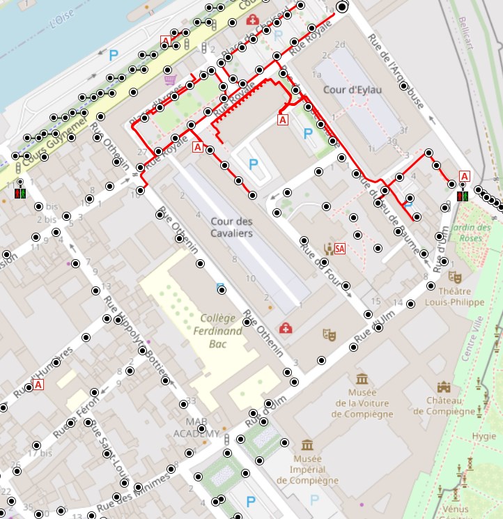Réseau d'éclairage sur l'Agglomération de la Région de Compiègne