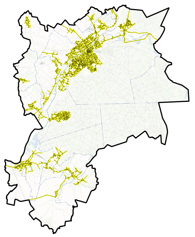 Réseau de distribution de gaz sur l'Agglomération de la Région de Compiègne