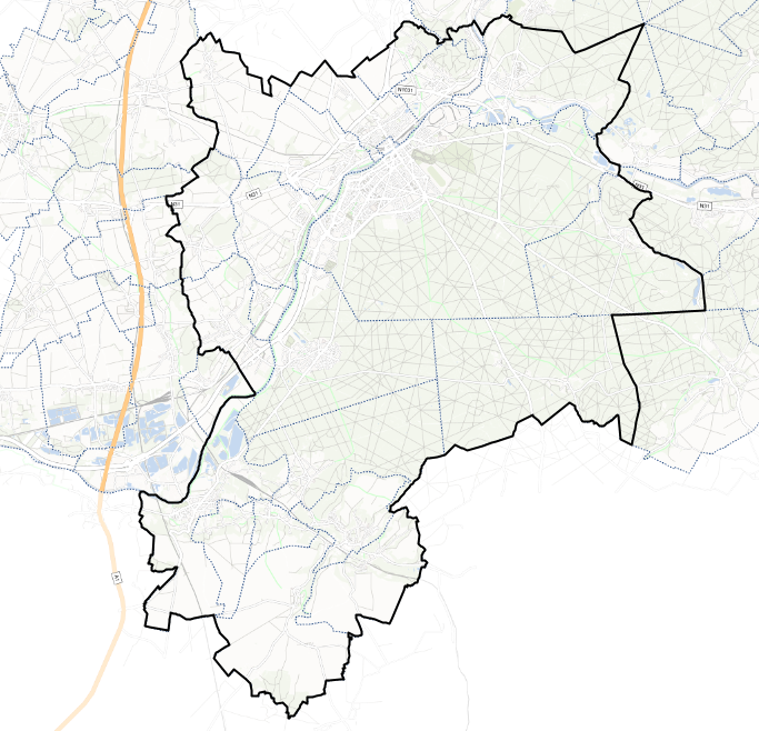 Limite intercommunale de l'Agglomération de la Région de Compiègne