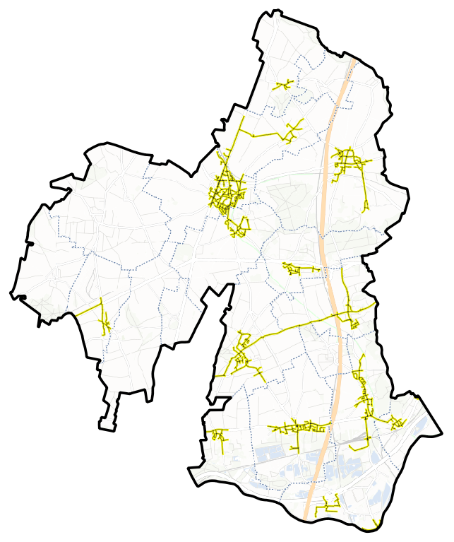 Réseau de distribution de gaz sur la Communauté de Communes de la Plaine d'Estrées