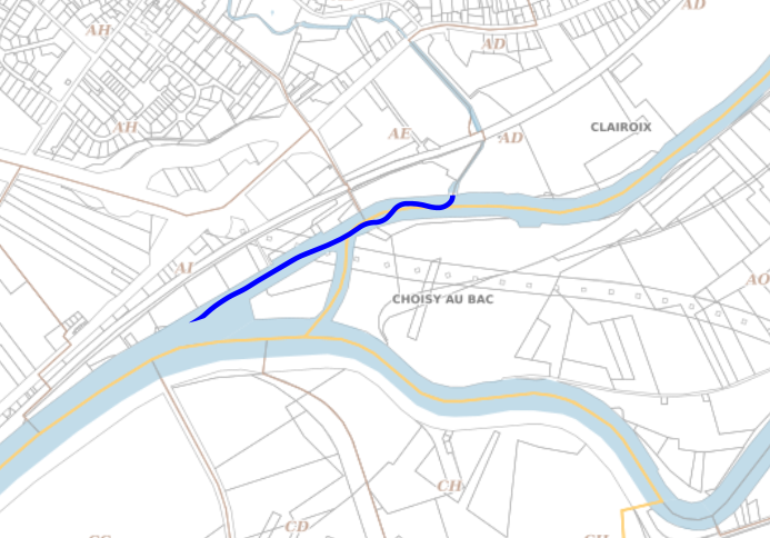 CSNE (Canal Seine Nord Europe) - Futur tracé de l'Aronde