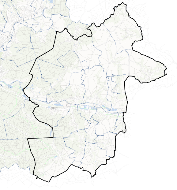 Limite intercommunale de la Communauté de Communes des Lisières de l'Oise