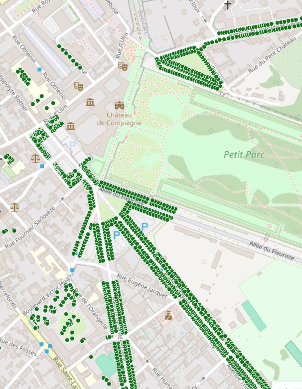 Inventaire des arbres de la commune de Compiègne