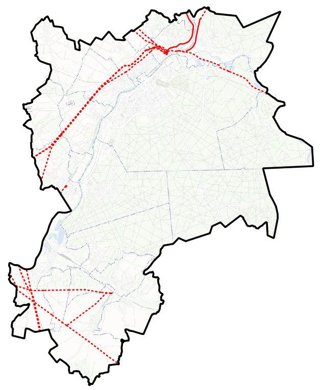 Réseau de transport électrique sur l'Agglomération de la Région de Compiègne