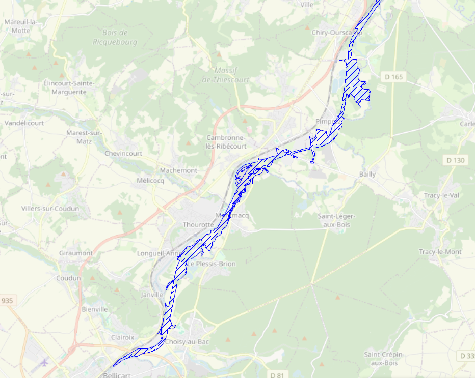 CSNE (Canal Seine Nord Europe) - Emprise définitive
