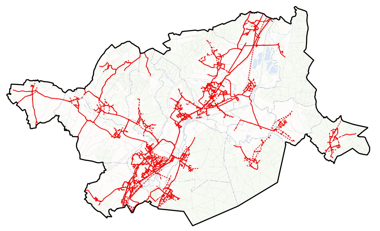 Réseau de distribution électrique sur la Communauté de Communes des Deux Vallées
