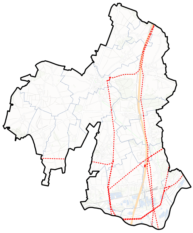 Réseau de transport électrique sur la Communauté de Communes de la Plaine d'Estrées