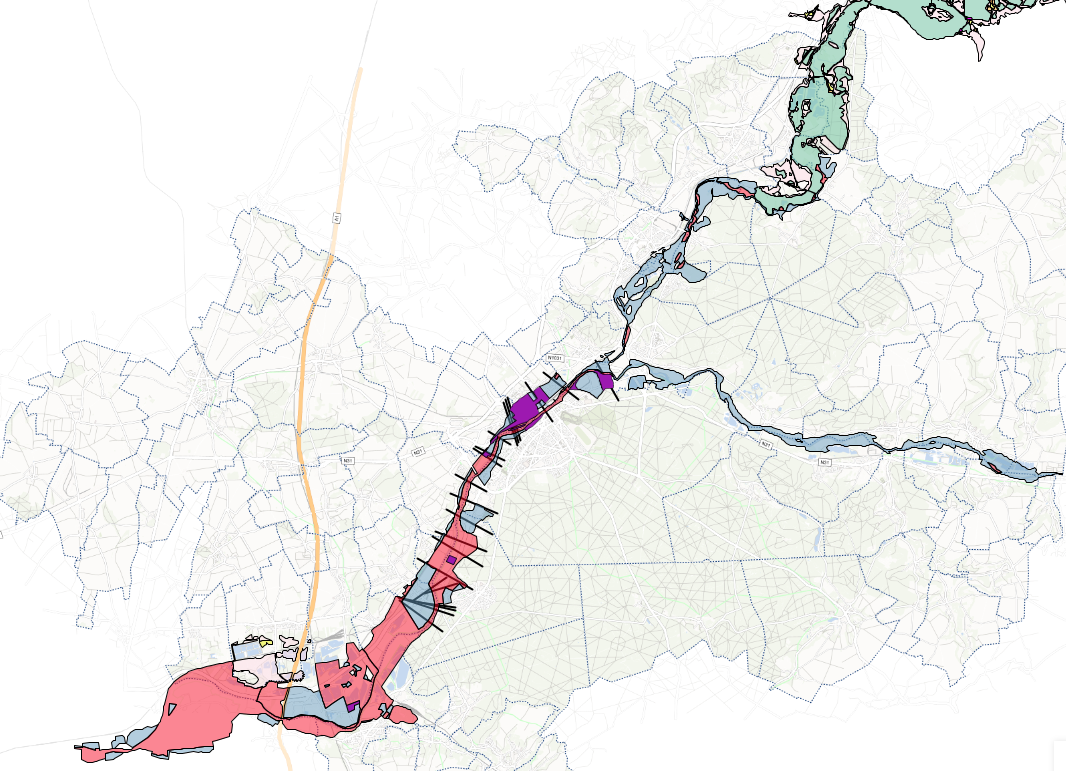 Servitude d’utilité publique de catégorie PM1 - Assemblage des plans de prévention des risques inondations de l'Oise et de l'Aisne